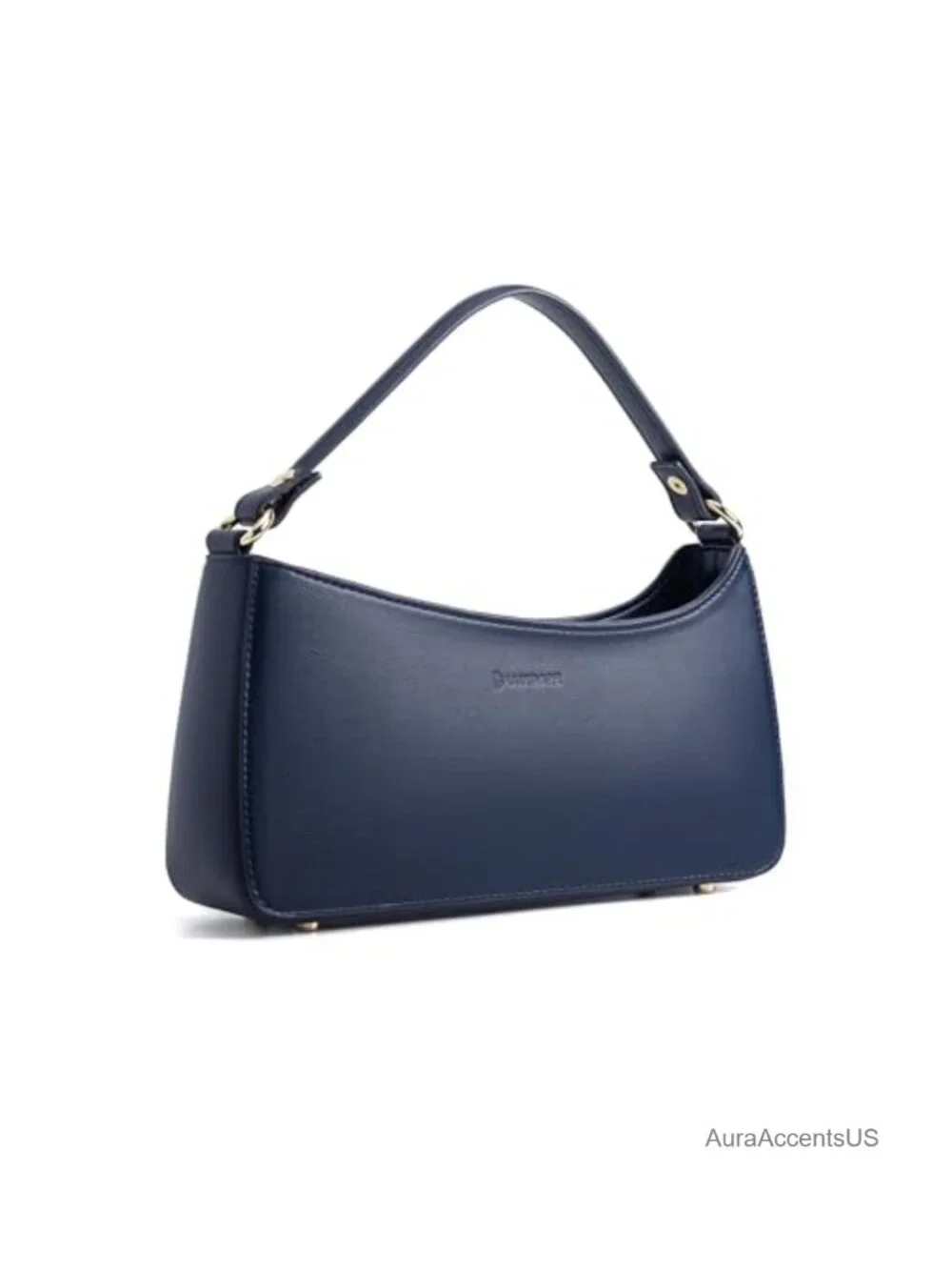Nappa Vegan Leather Shoulder Bag with Adjustable Crossbody Strap